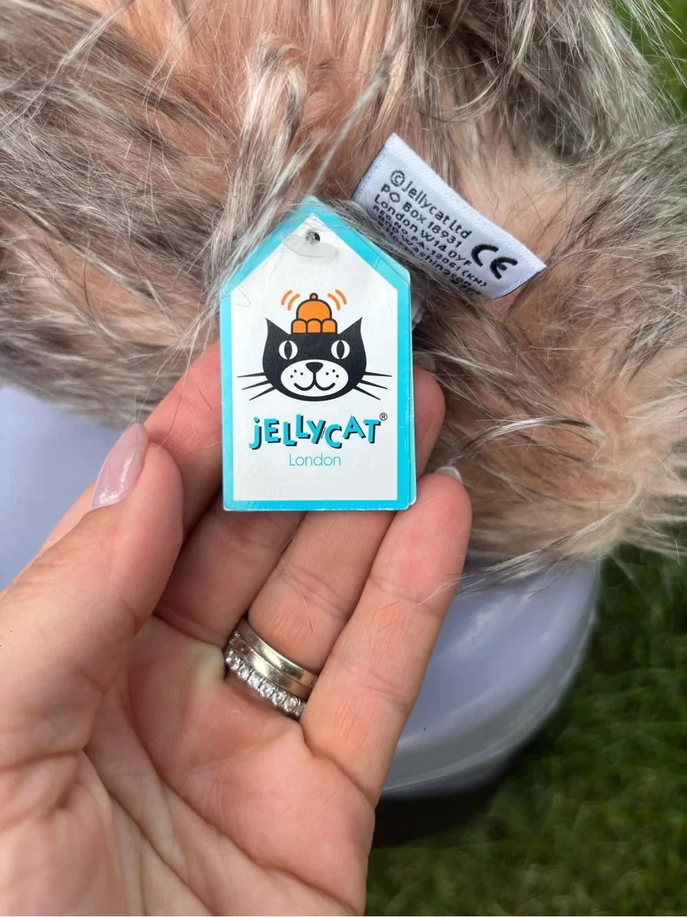 Jellycat plush ostrich